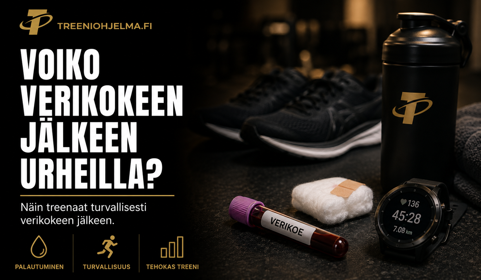 Voiko verikokeen jälkeen urheilla?
