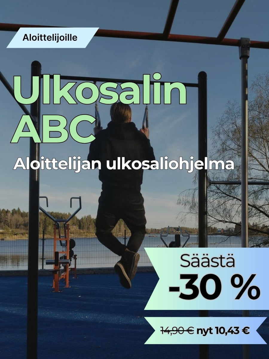 Ulkosalin ABC - aloittelijan ulkosaliohjelma, esittelymainos -30 %